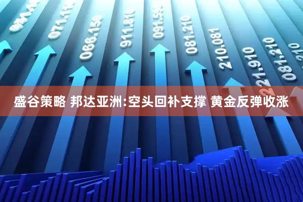 盛谷策略 邦达亚洲:空头回补支撑 黄金反弹收涨