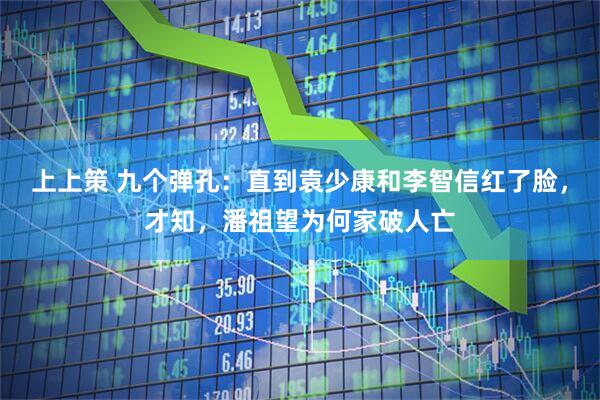 上上策 九个弹孔:直到袁少康和李智信红了脸,才知,潘祖望为何家破人亡